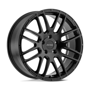 Petrol Wheels – P6A – Black – 17″x7.5″ 35mm – All weather Wheels – 1775P6A355120M76